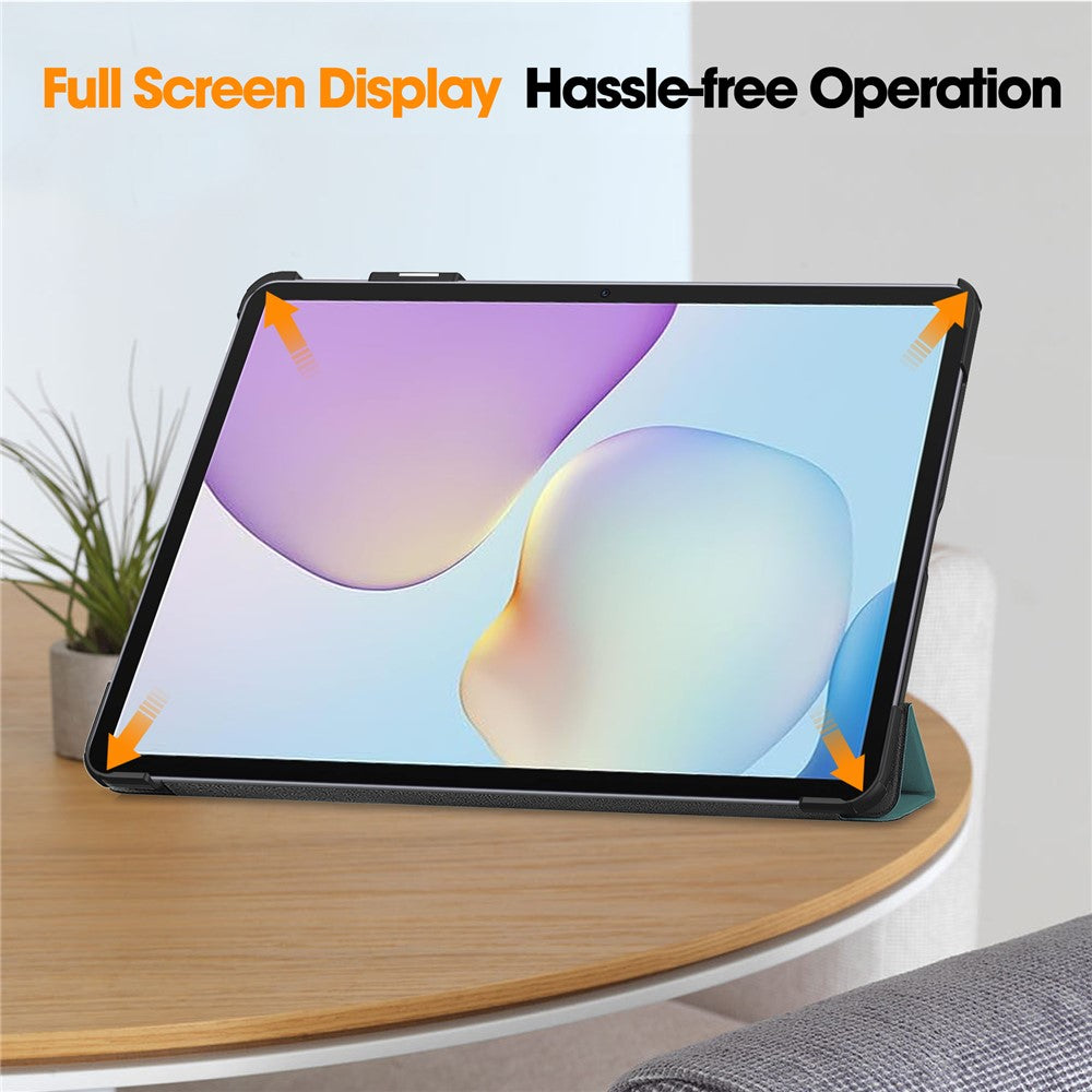 For Huawei MatePad 11.5 2025 Case Leather Stand Tablet Cover - Blackish Green