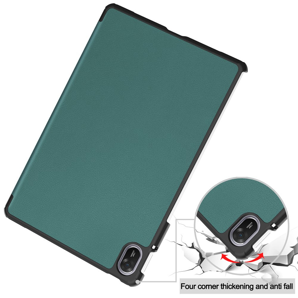 For Huawei MatePad 11.5 2025 Case Leather Stand Tablet Cover - Blackish Green