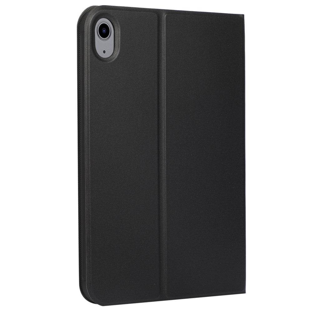 For iPad (2025)/10.9 (2022) Case PU Leather Adjustable Stand Tablet Protective Cover - Black