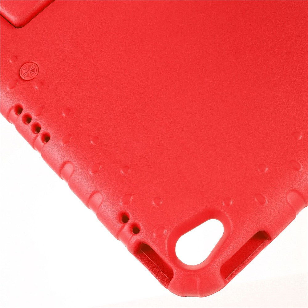 For iPad (2025) / 10.9 (2022) Protective Tablet Cover Case with Kickstand Handle - Red