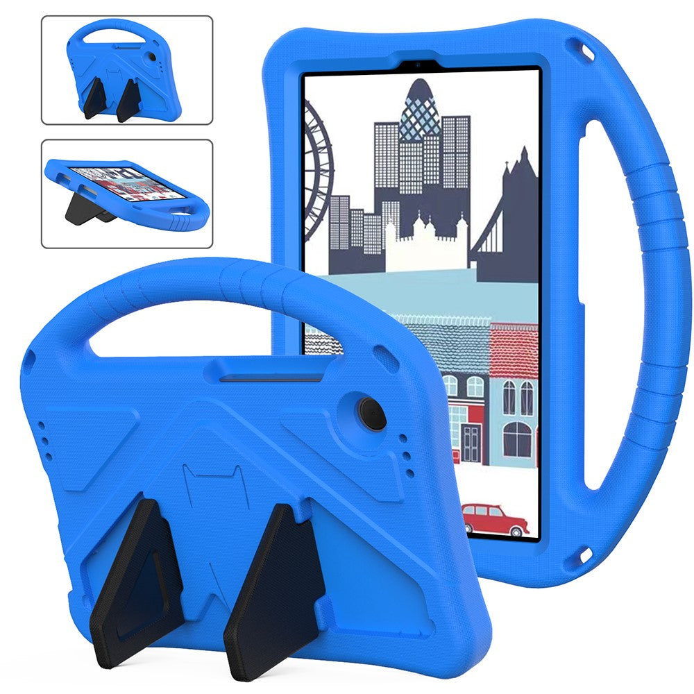 For Samsung Galaxy Tab A11 / A9 Case EVA Grip Handle Kickstand Tablet Cover - Blue