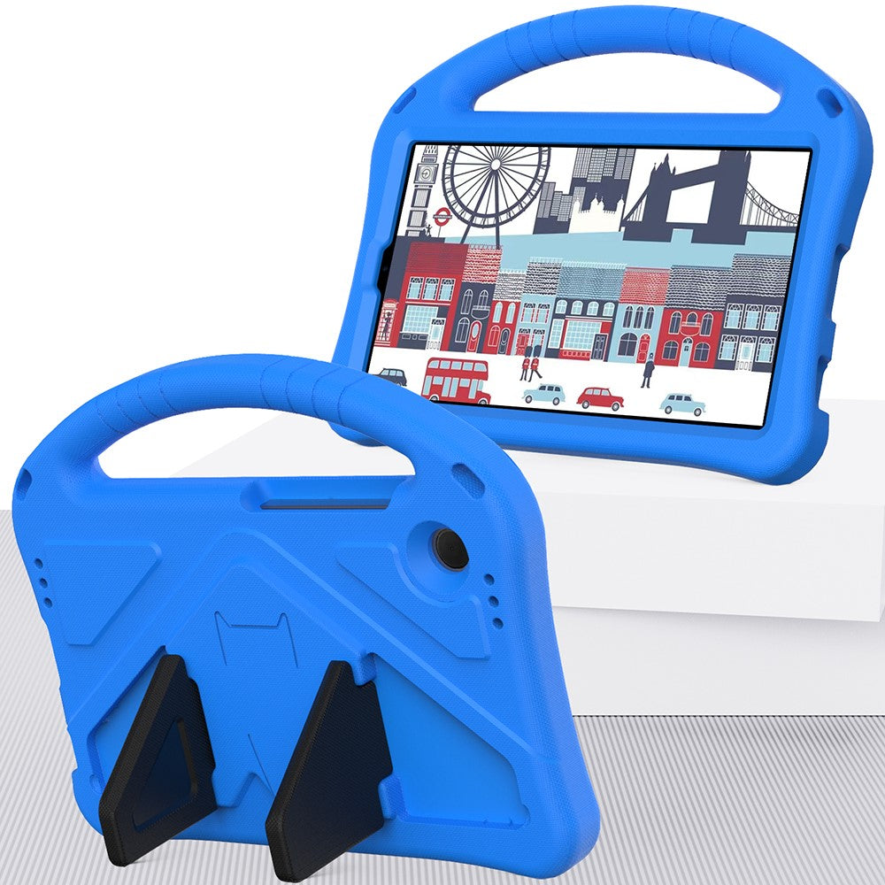 For Samsung Galaxy Tab A11 / A9 Case EVA Grip Handle Kickstand Tablet Cover - Blue
