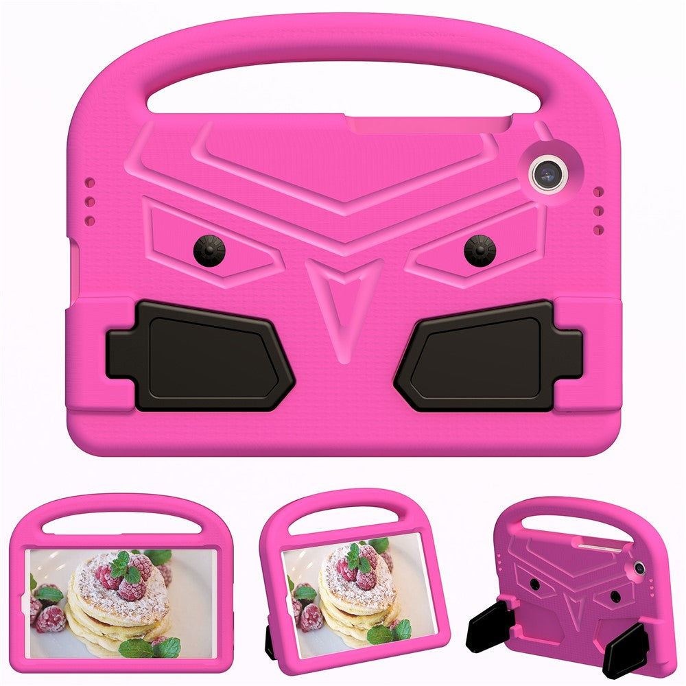 For Samsung Galaxy Tab A11 / A9 Case Sparrow Style EVA Tablet Cover with Kickstand - Rose