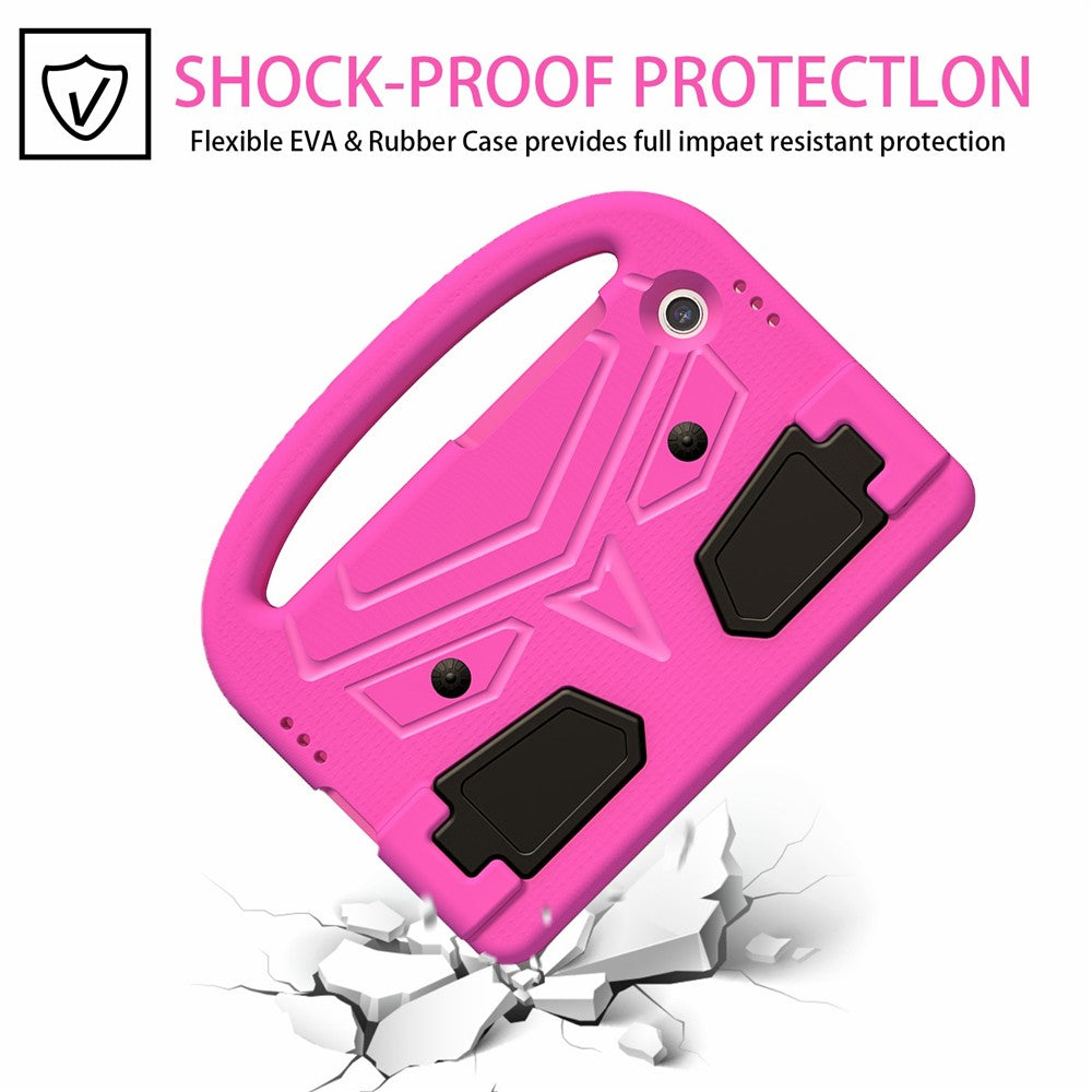 For Samsung Galaxy Tab A11 / A9 Case Sparrow Style EVA Tablet Cover with Kickstand - Rose