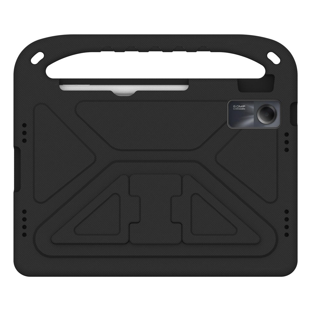 For Xiaomi Redmi Pad SE Case Hand Grip EVA Tablet Kickstand Cover - Black