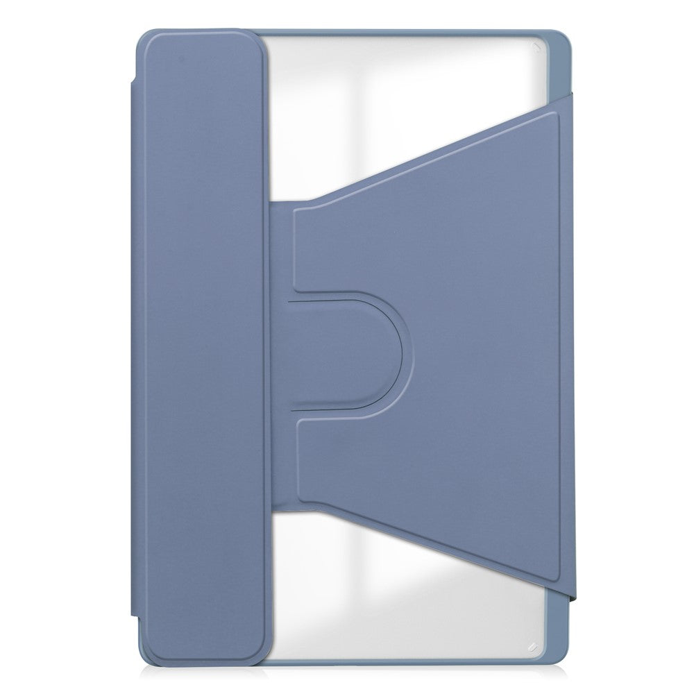 For Lenovo Idea Tab / Tab M11 / Xiaoxin Pad 11 2024 Case PU+Acrylic Tablet Stand Cover with Bluetooth-compatible Keyboard - Purple