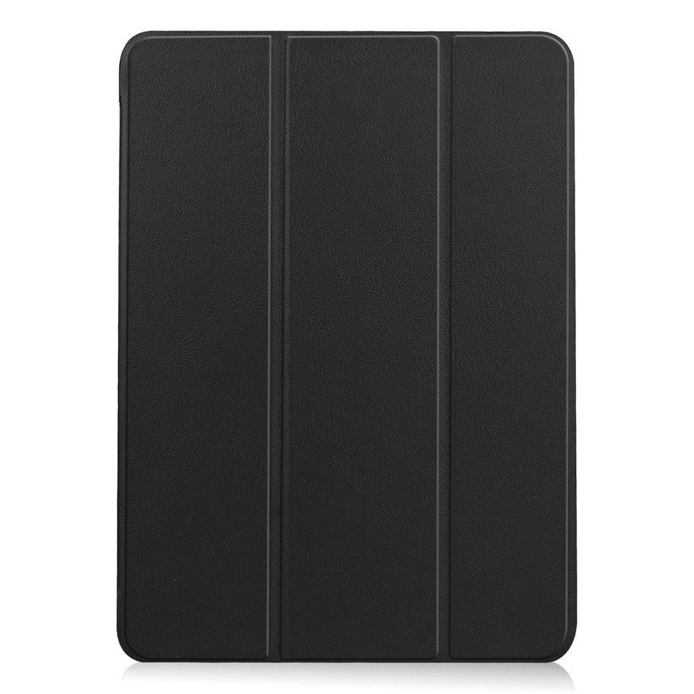 For iPad Air 13 (2025) / (2024) Case Wake/sleep Tri-Fold Stand Leather Tablet Cover - Black