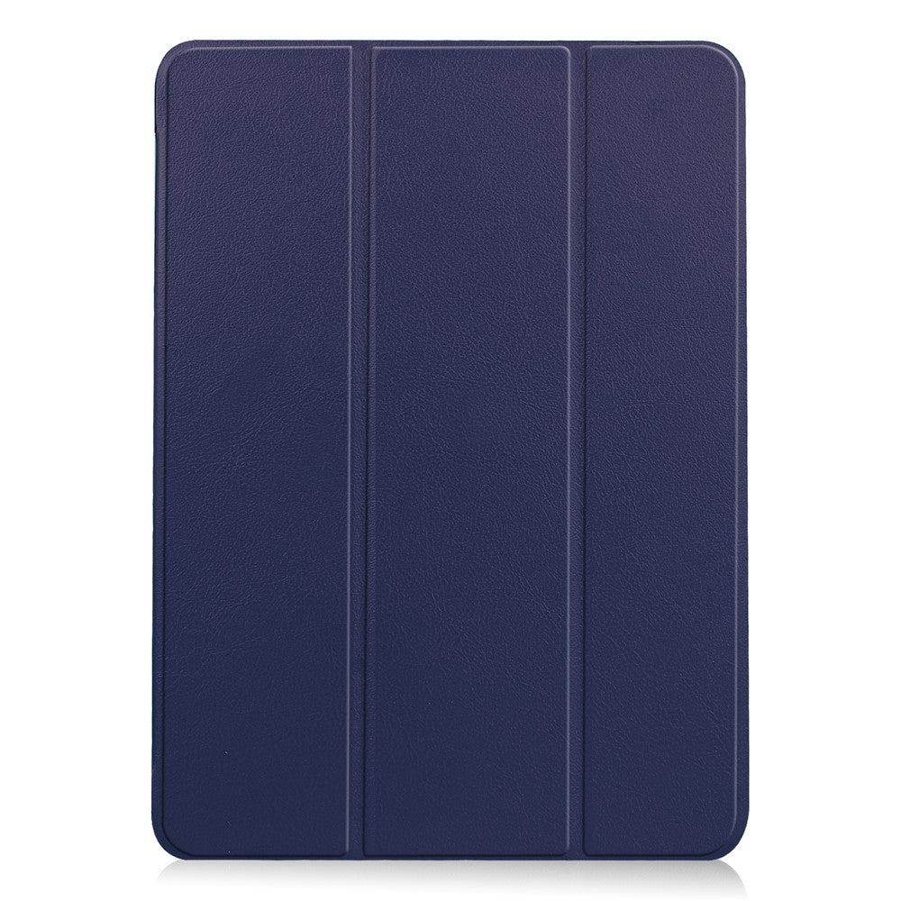 For iPad Air 13 (2025) / (2024) Case Wake/sleep Tri-Fold Stand Leather Tablet Cover - Blue