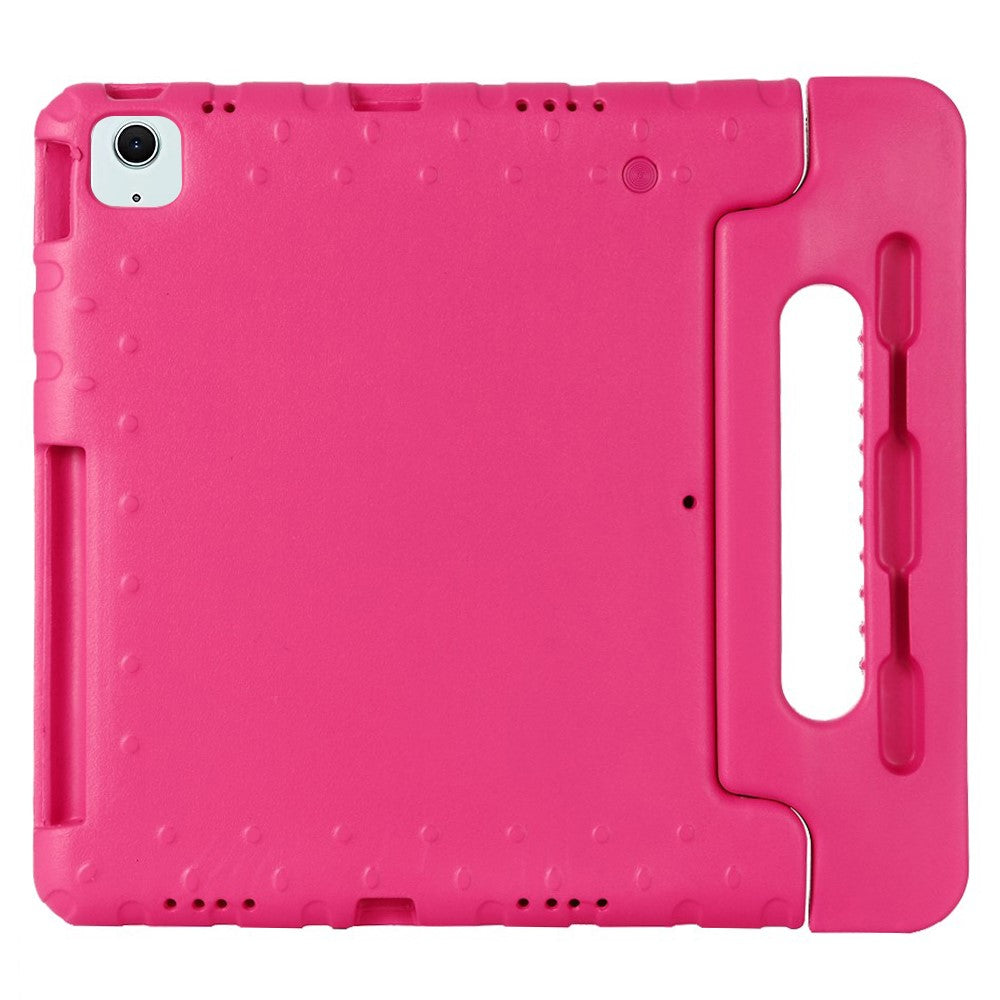 For iPad Air 11 (2025) / (2024) Kids-Friendly Handle Tablet Cover with Kickstand - Rose