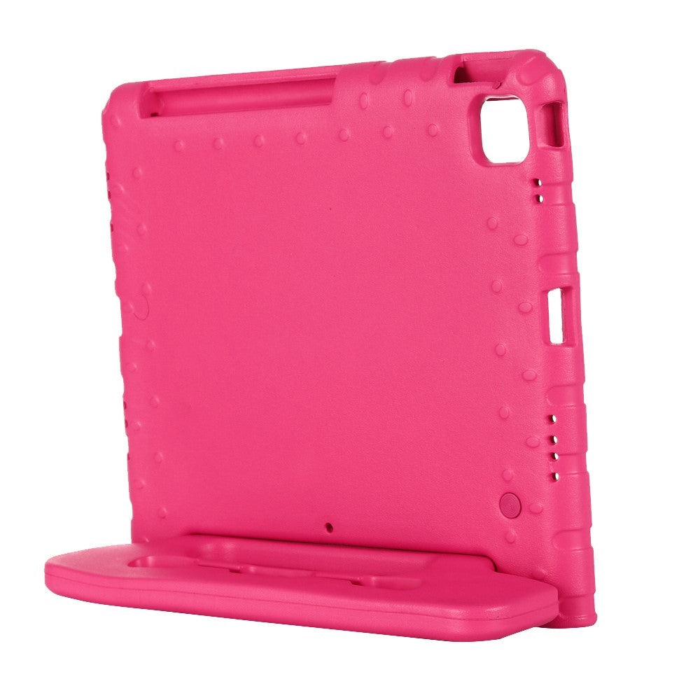For iPad Air 11 (2025) / (2024) Kids-Friendly Handle Tablet Cover with Kickstand - Rose