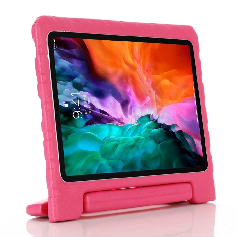 For iPad Air 11 (2025) / (2024) Kids-Friendly Handle Tablet Cover with Kickstand - Rose