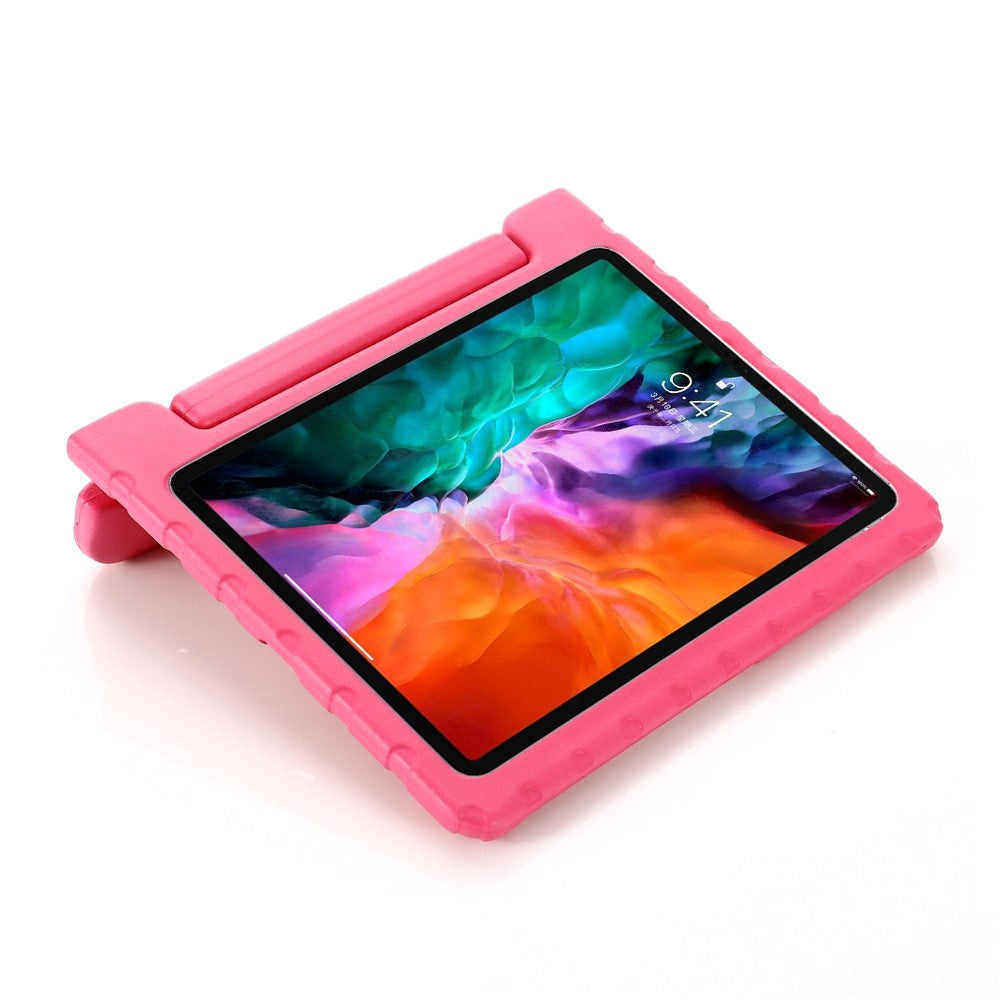 For iPad Air 11 (2025) / (2024) Kids-Friendly Handle Tablet Cover with Kickstand - Rose