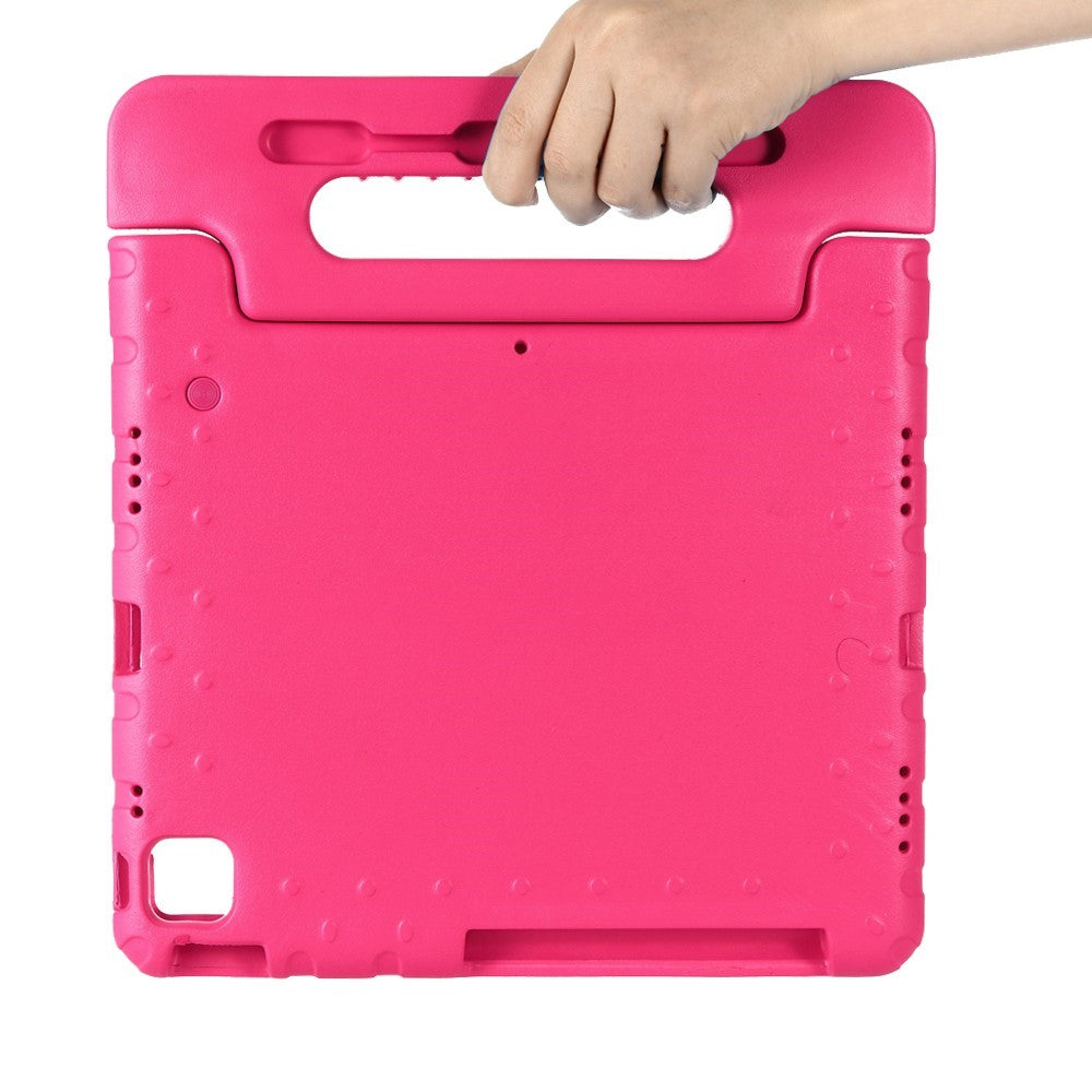 For iPad Air 11 (2025) / (2024) Kids-Friendly Handle Tablet Cover with Kickstand - Rose