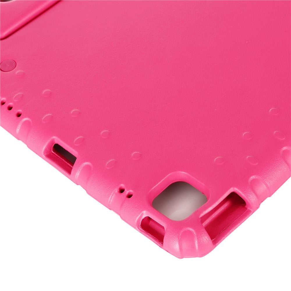 For iPad Air 11 (2025) / (2024) Kids-Friendly Handle Tablet Cover with Kickstand - Rose