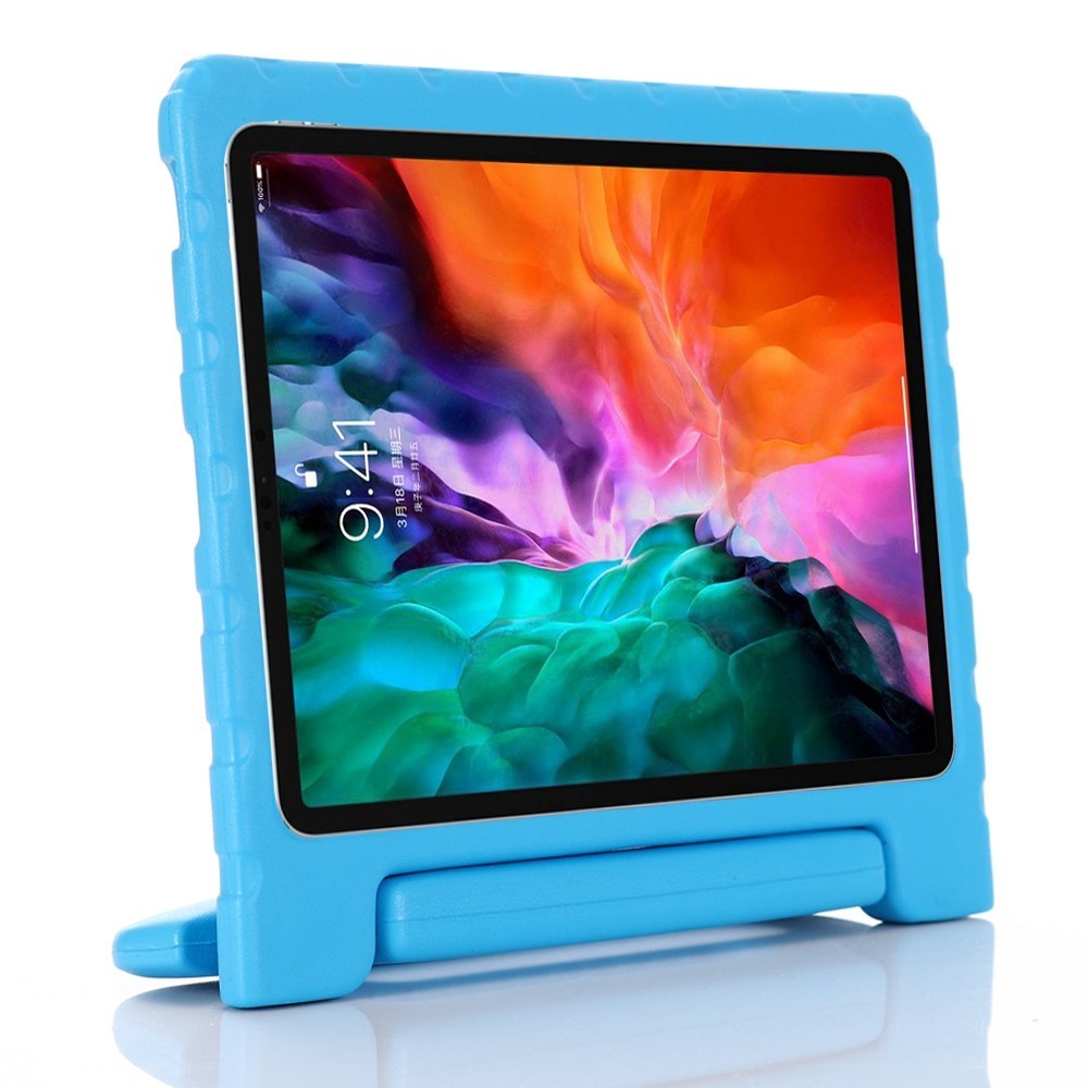 For iPad Air 11 (2025) / (2024) Kids-Friendly Handle Tablet Cover with Kickstand - Blue