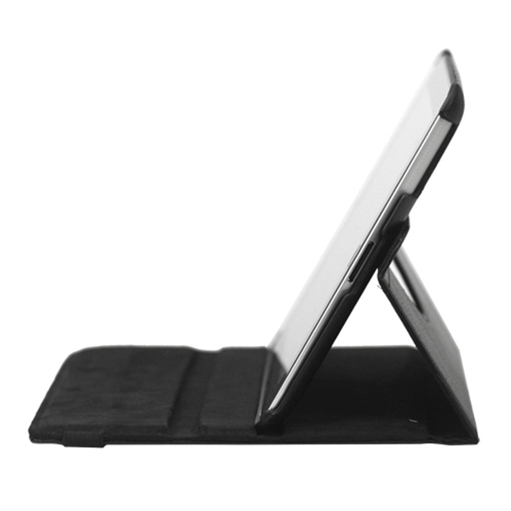 360 Degree Rotating Litchi Surface Leather Case Cover with Stand for iPad 2 / 3 / 4 - Black
